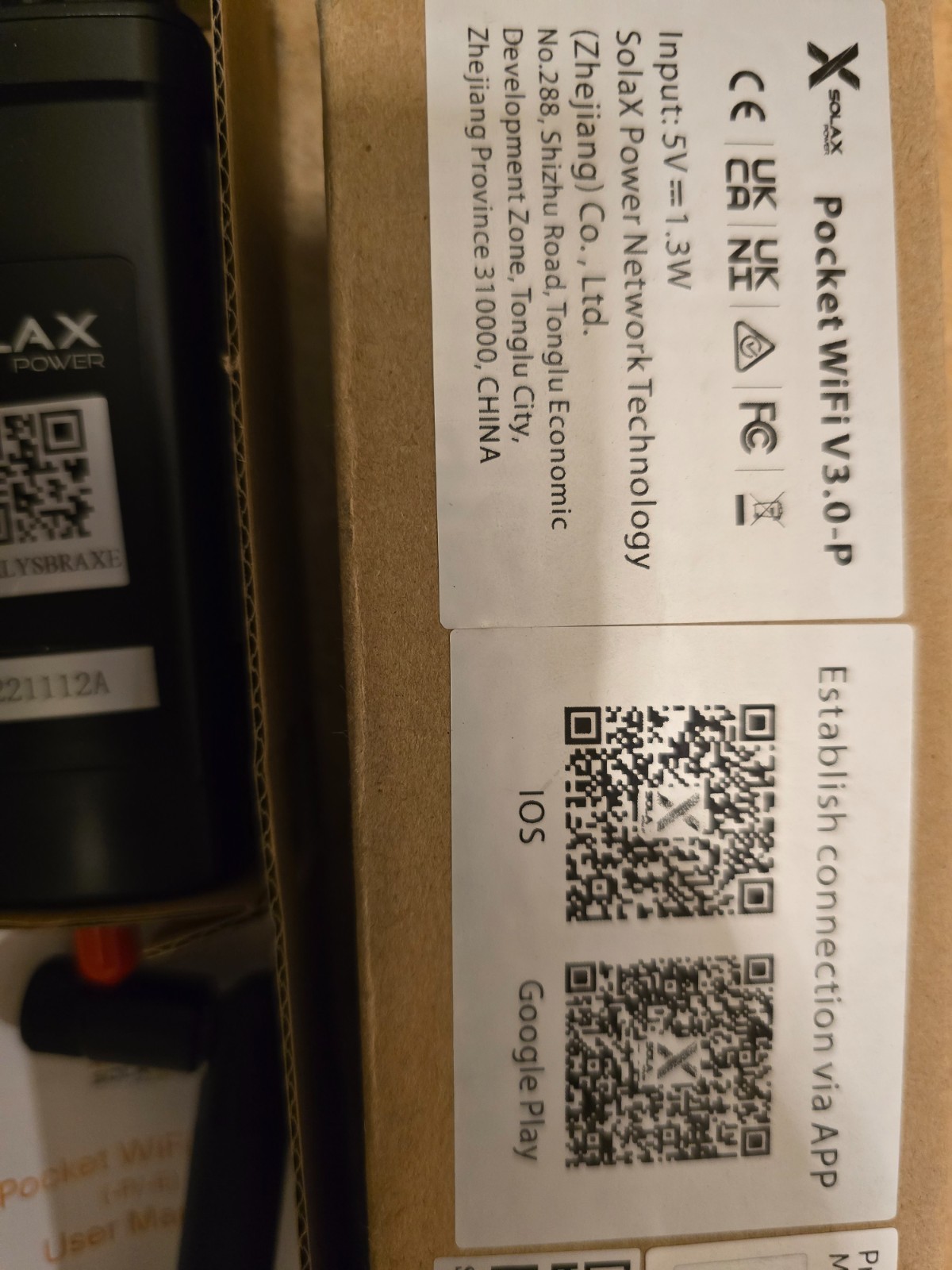 Solax Pocket WiFi V3.0-P Product no 1040020013 Brand New FREE SHIPPING