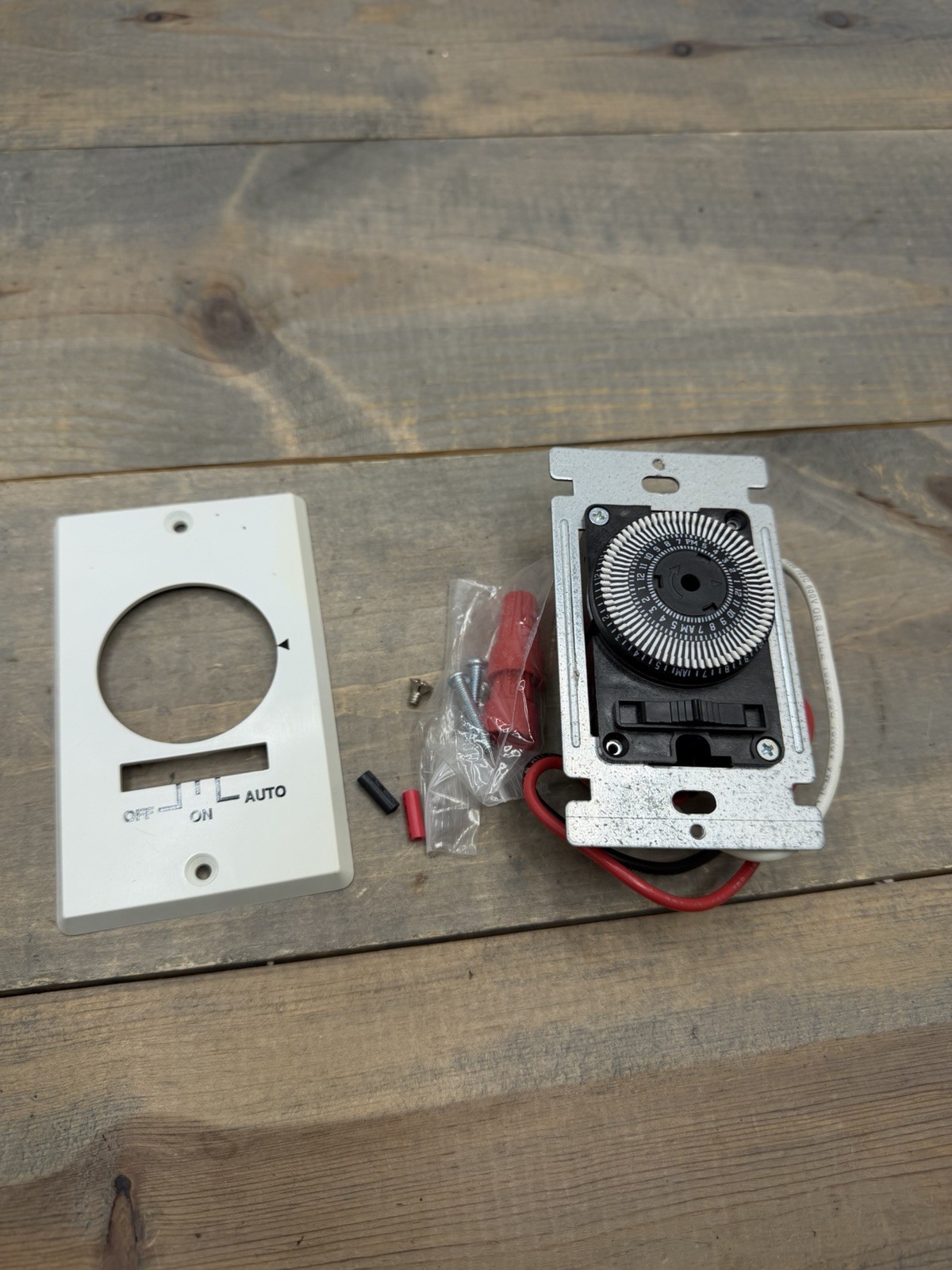Tork 701A In-Wall Timer Switch ~ 125VAC SPST with Wall Plate ~