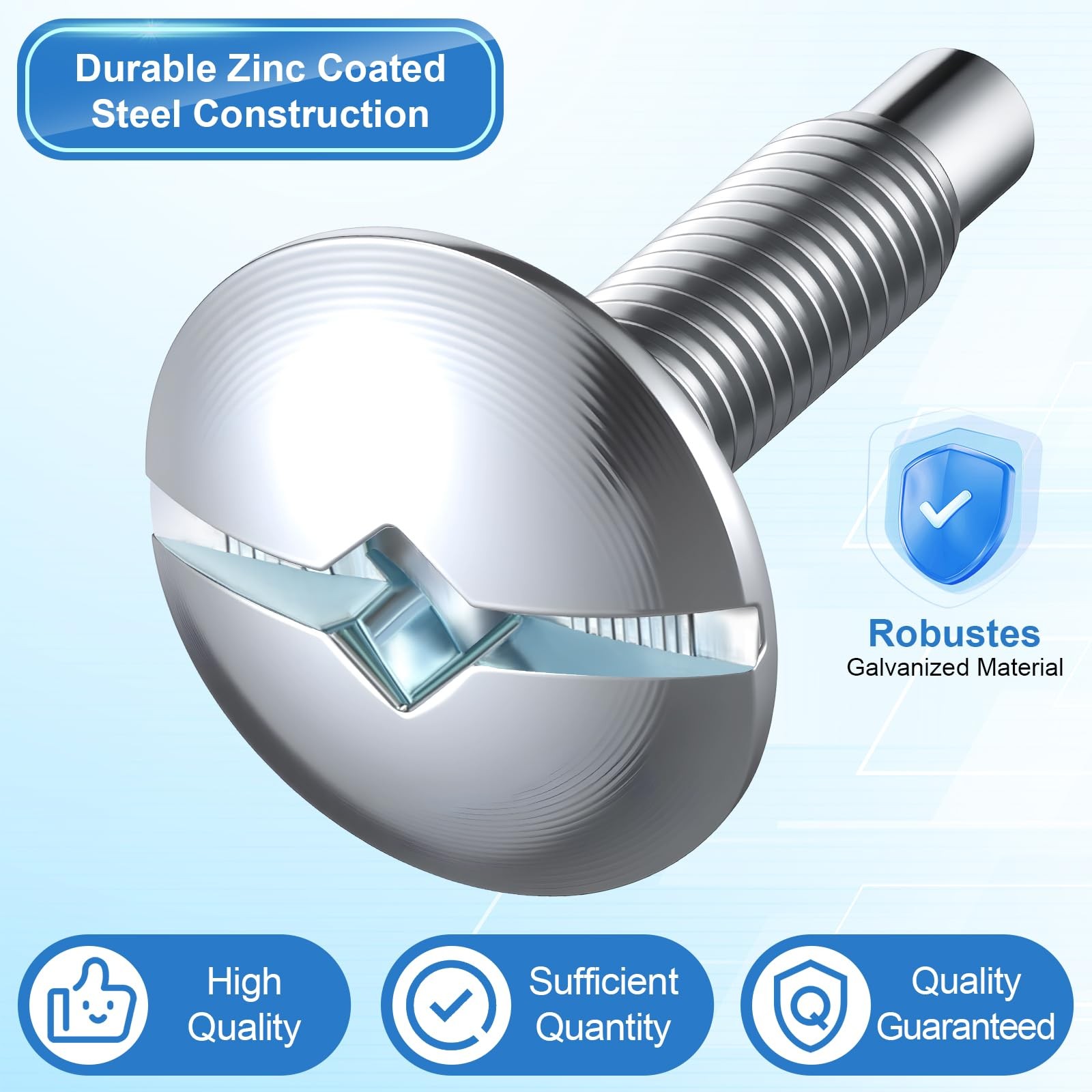 9 Pack Electrical Panel Screws for Square D Load Center, Zinc Coated Breaker Box