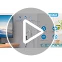 Surge Protector Outlet Extender – with Rotating Plug, 6 AC Multi Plug Outlet wit