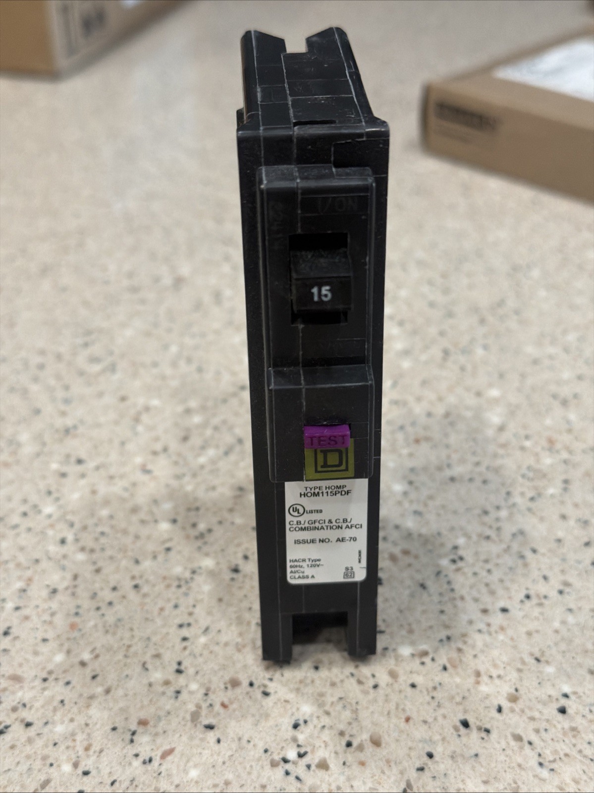 Square D HOM115PDF Circuit Breaker AFCI/GFCI 15A 1P 120V *US SELLER* NEW IN BOX