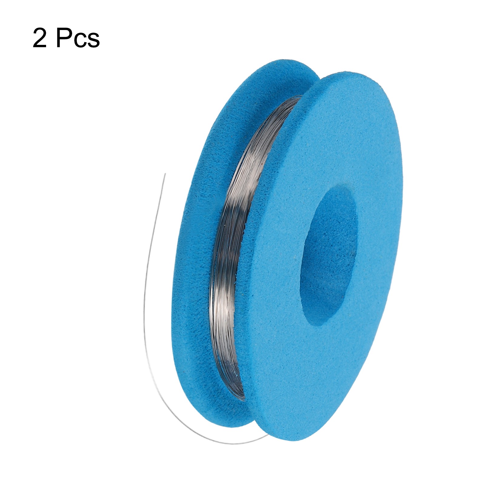 2pcs 34 AWG 33ft Nichrome Wire Cr20Ni80 Heating Resistance Wire Blue