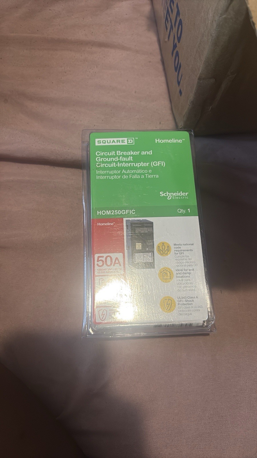 I Have 6 Square D Homeline HOM250GFIC 50A 2-Pole GFCI Circuit Breaker 120/240VAC