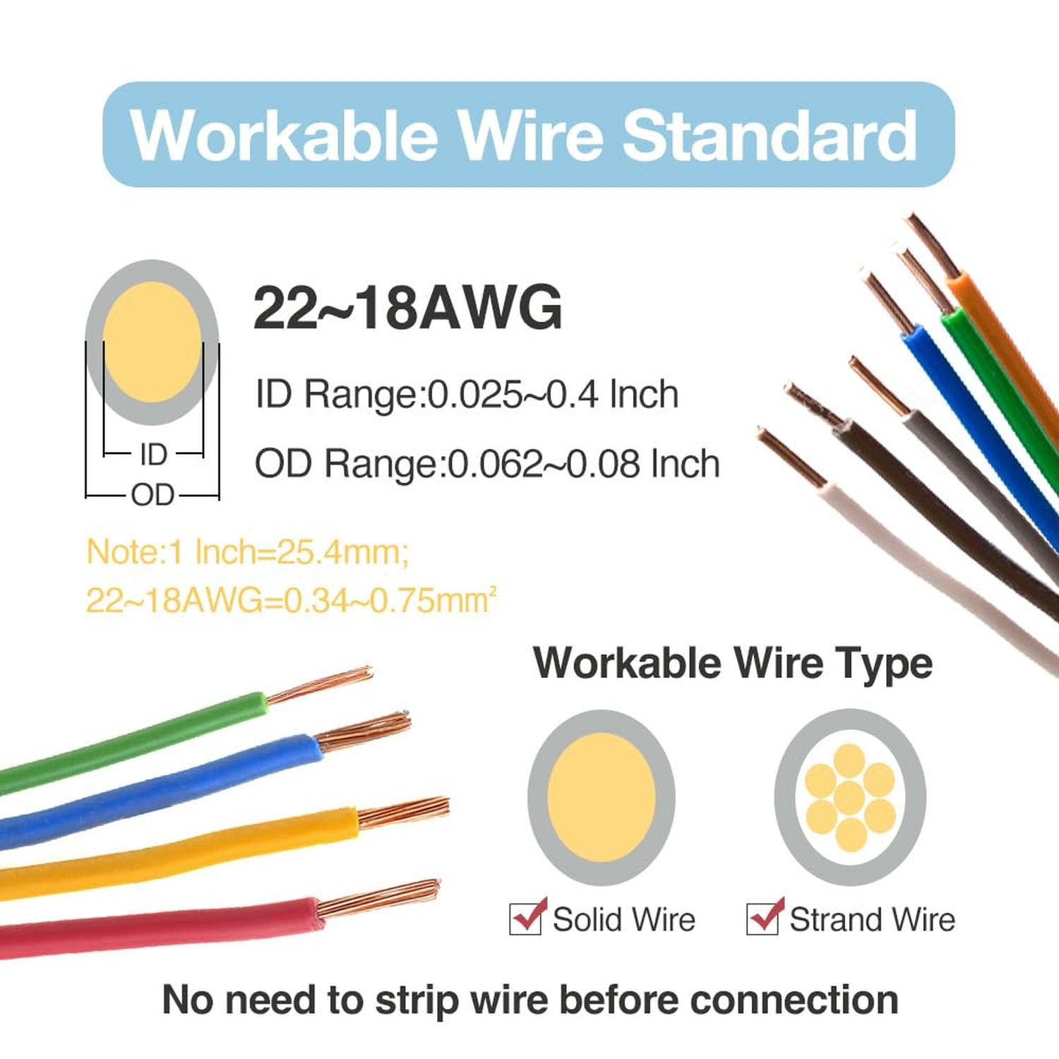 Double-Wire Plug-in Connector, Low Voltage Wire Connector with Locking Buckle…