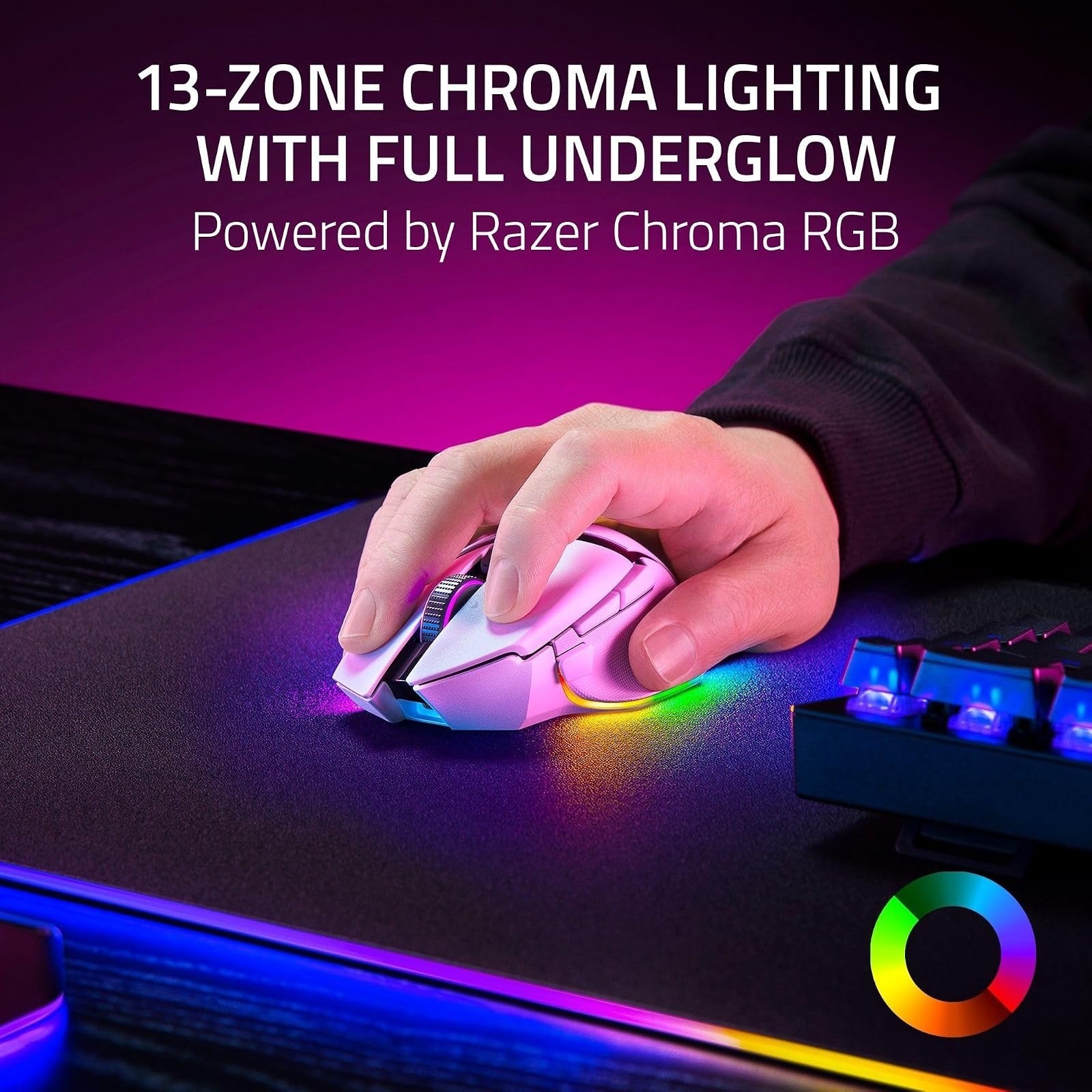 Razer Basilisk V3 Pro Wireless Gaming Mouse – 35K DPI, 140 Hr Battery