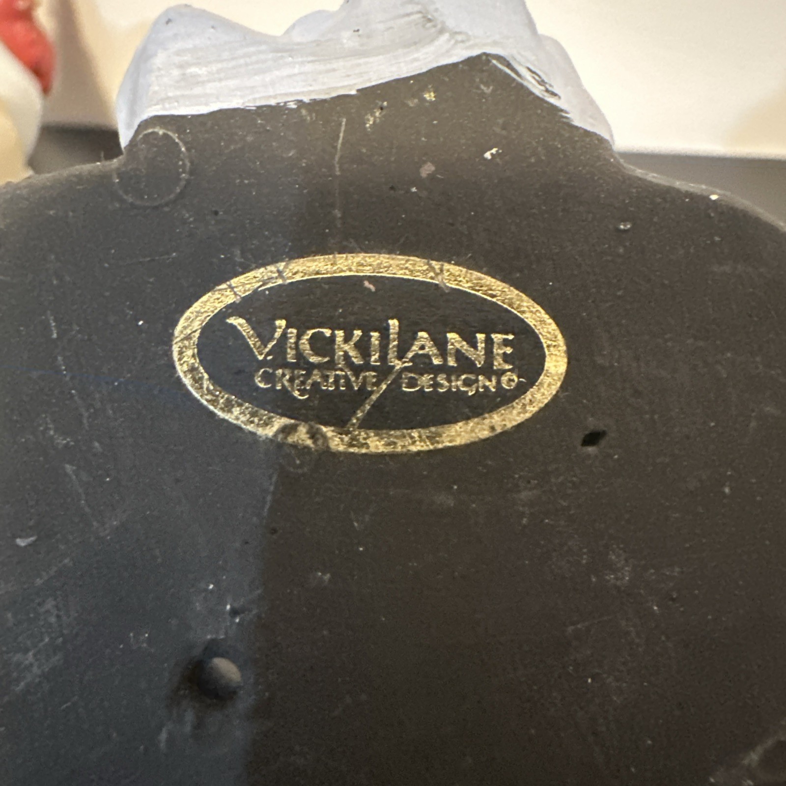 Vintage Vicki Lane Black Rabbit With Bow 3D Resin Light Switch Cover Plate