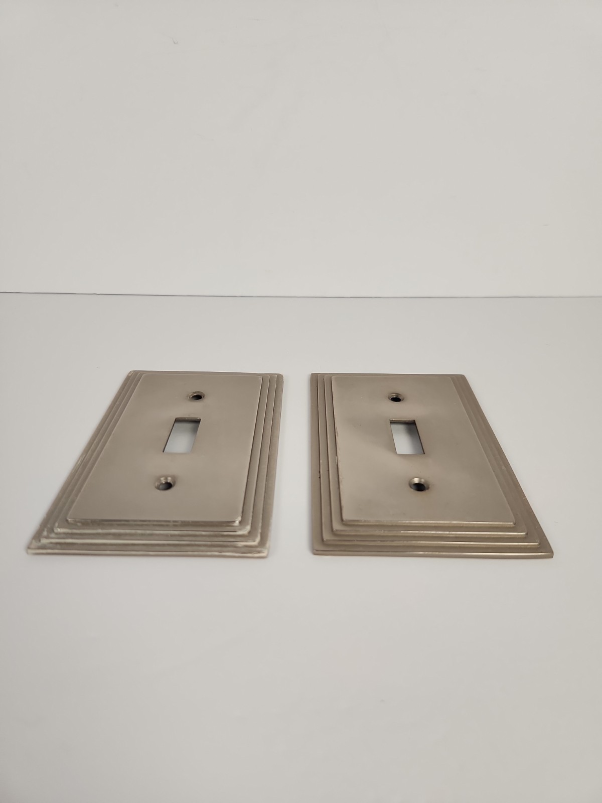 AmerTac Satin Nickel Wall Plate Lot 31pc Switch Outlet Cover Architectural