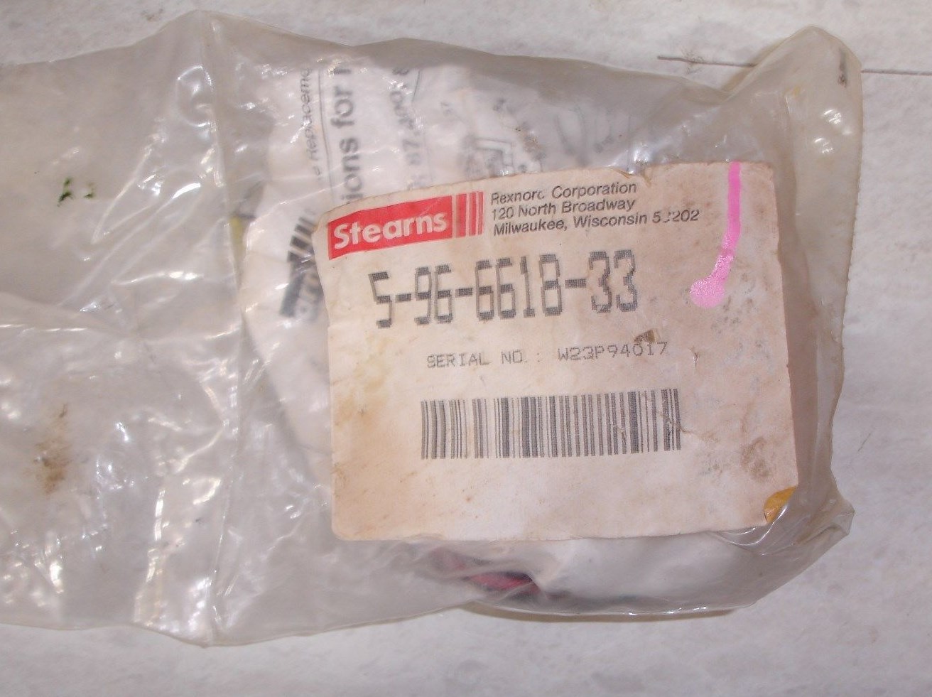New Stearns Brake Coil Kit 5-96-6618-33 200VDC 6-3-62000-09 coil
