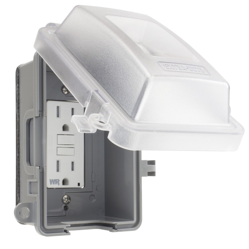 Weatherproof GFCI/Outlet In Use Outdoor Clear Bubble Cover- 1 Gang 5-PACK (NEW)