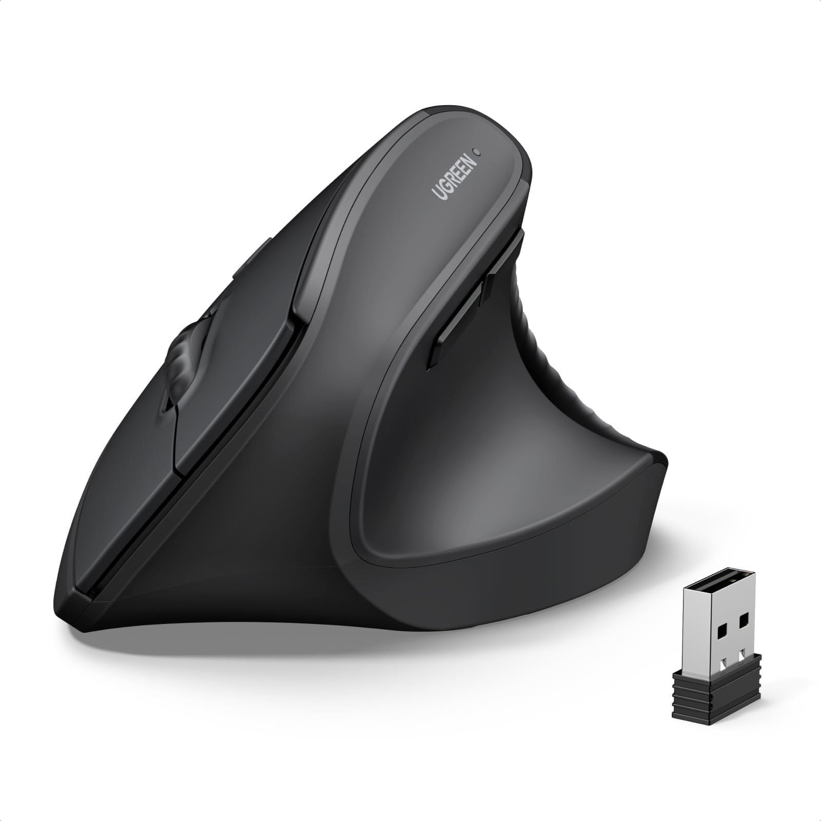 UGREEN Vertical Mouse, Wireless Bluetooth Ergonomic Mouse, Dual-Mode (BT 5.4 & U