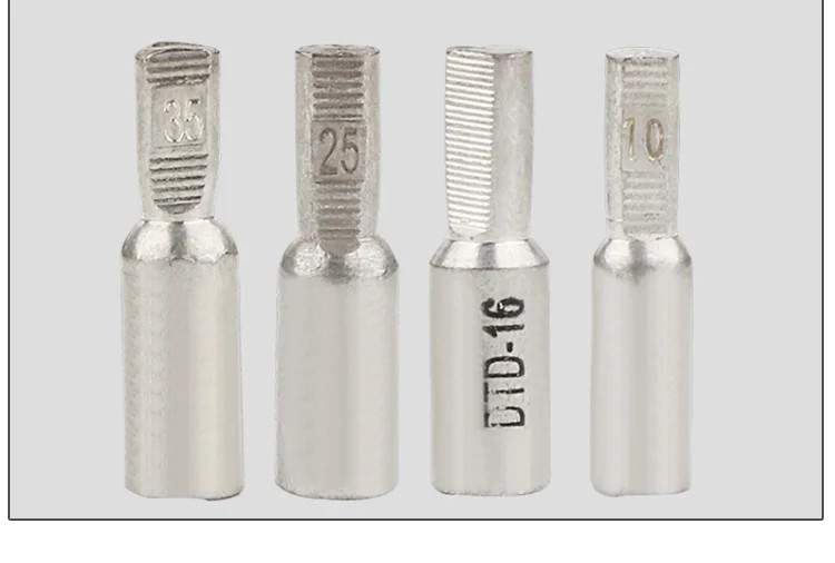5PCS/10PCS DTD-10/16/25/35/50mm2 Air Switch Terminal Tin Plated Copper C45 Circu