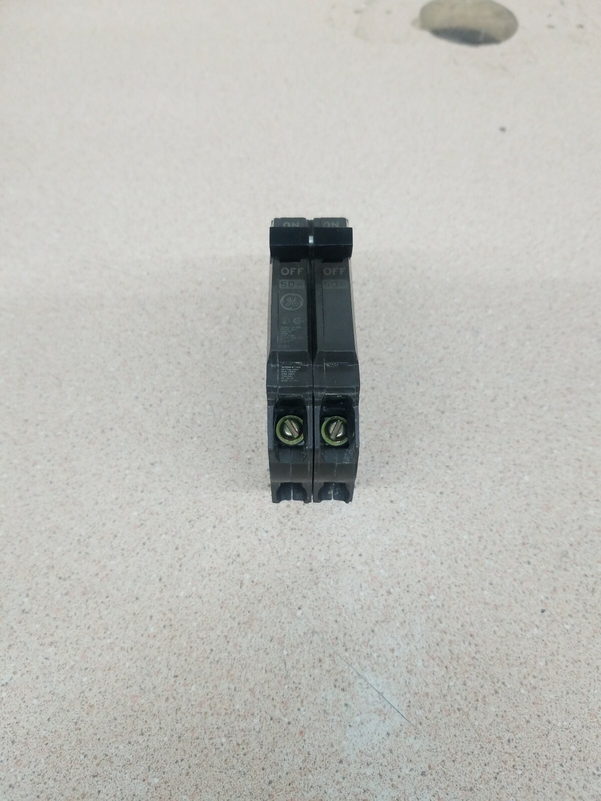 GE GENERAL ELECTRIC THQP250 2 POLE 50 AMP (SKINNY) BREAKER NT