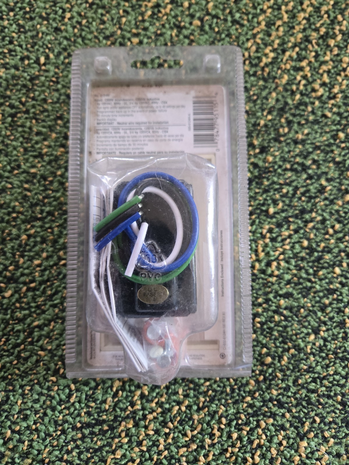 LEVITON DECORA 6124H 24 HOUR PROGRAMMABLE TIMER WHITE NEW SEALED!
