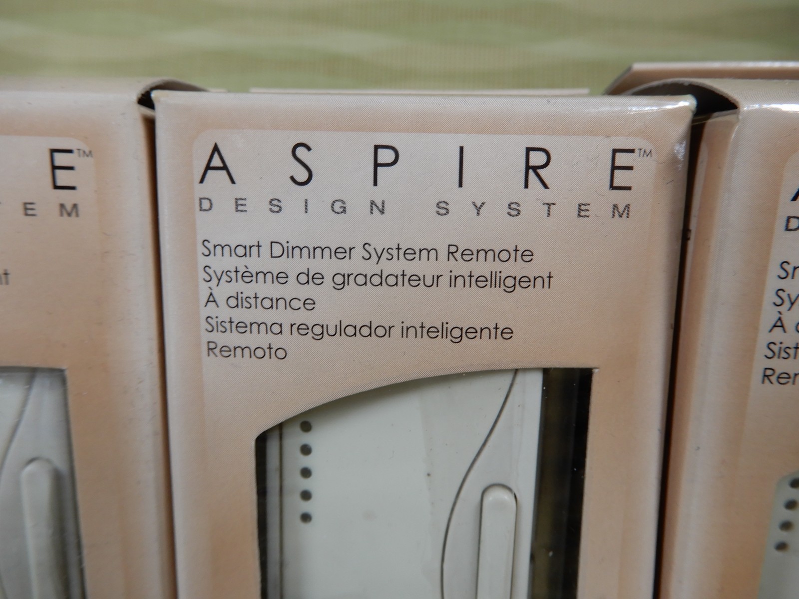 Cooper Aspire 9542DS Smart Dimmer System Remote Switches Desert Sand (3) NOS