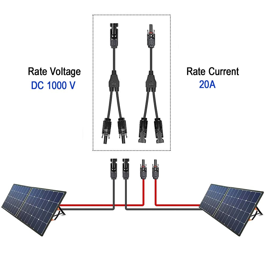 iSunergy Solar Connector Y Branch 2 to 1 Parallel MC4-Y, MC4-Y