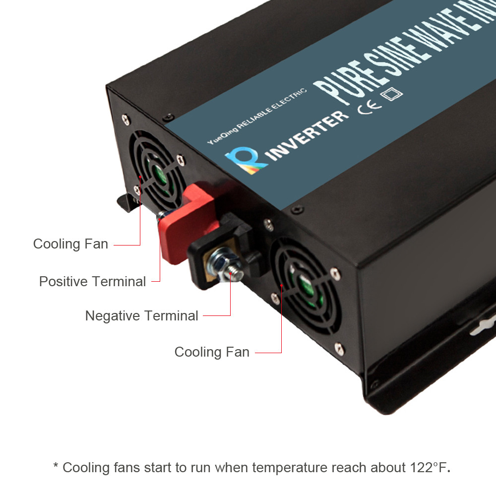 Reliable Pure Sine Wave Power Inverter 2500w 3000w 3500w 4000w 12V 24V Converter