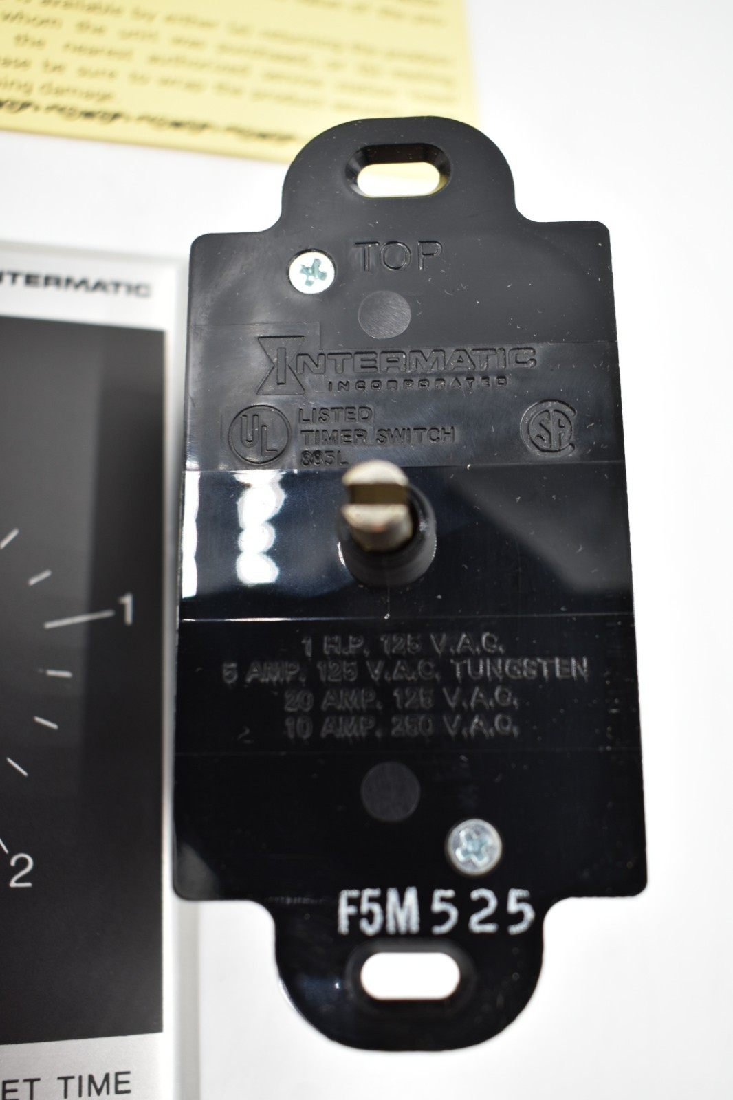 Intermatic F15M 15 Minute Spring Wound Timer Switch Energy Saver