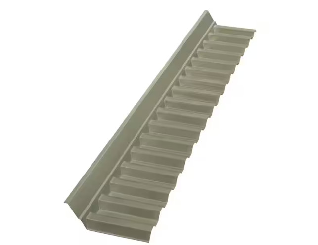 Polycarbonate Wall Connector Flashing in Solar Gray 4 ft.