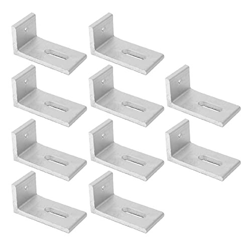 Aluminum Alloy 10PCS L Foot Solar Panel Mount Bracket with Anodized