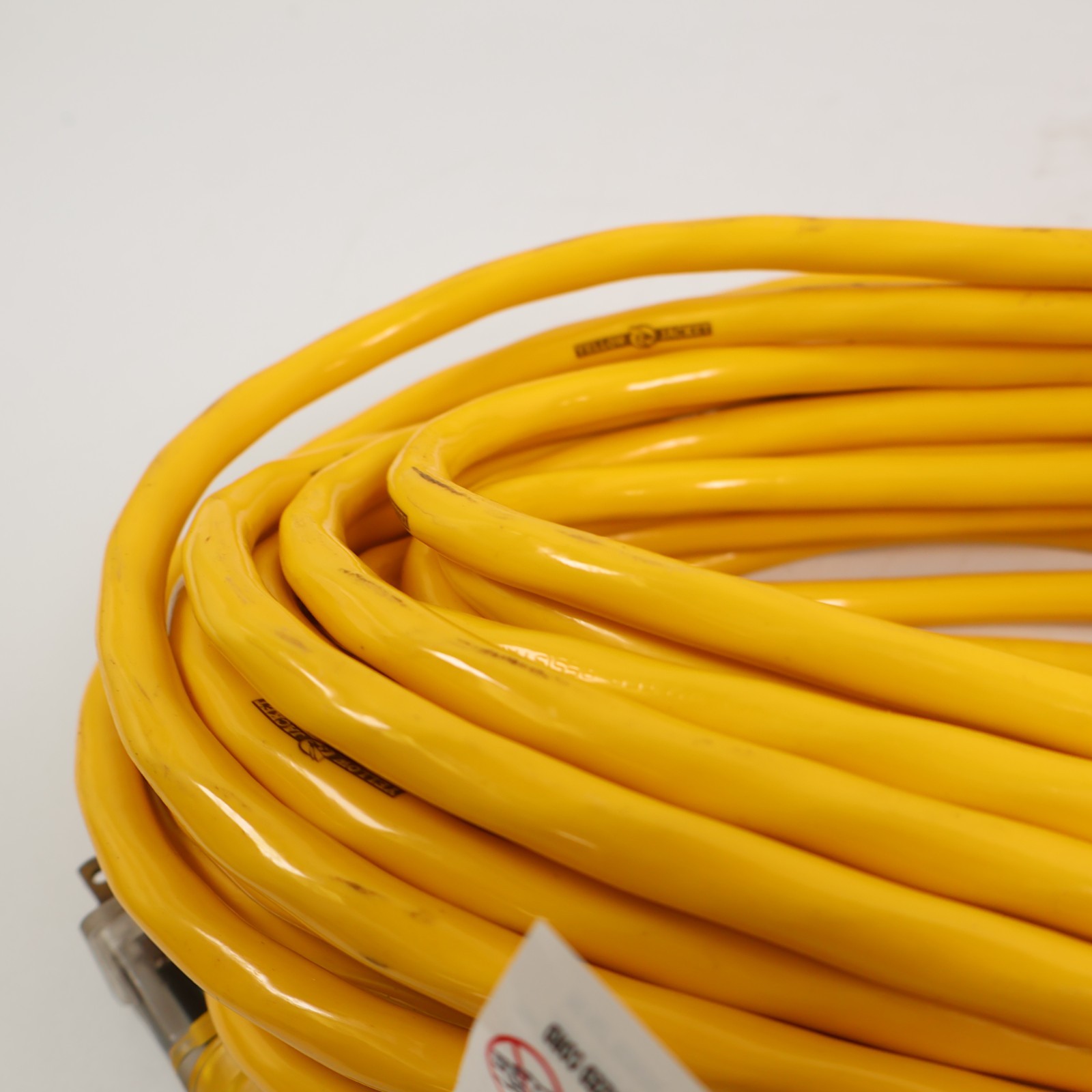 Yellow Jacket 50-ft 12 / 3 Heavy Duty Yellow Outdoor Extension Power Cord