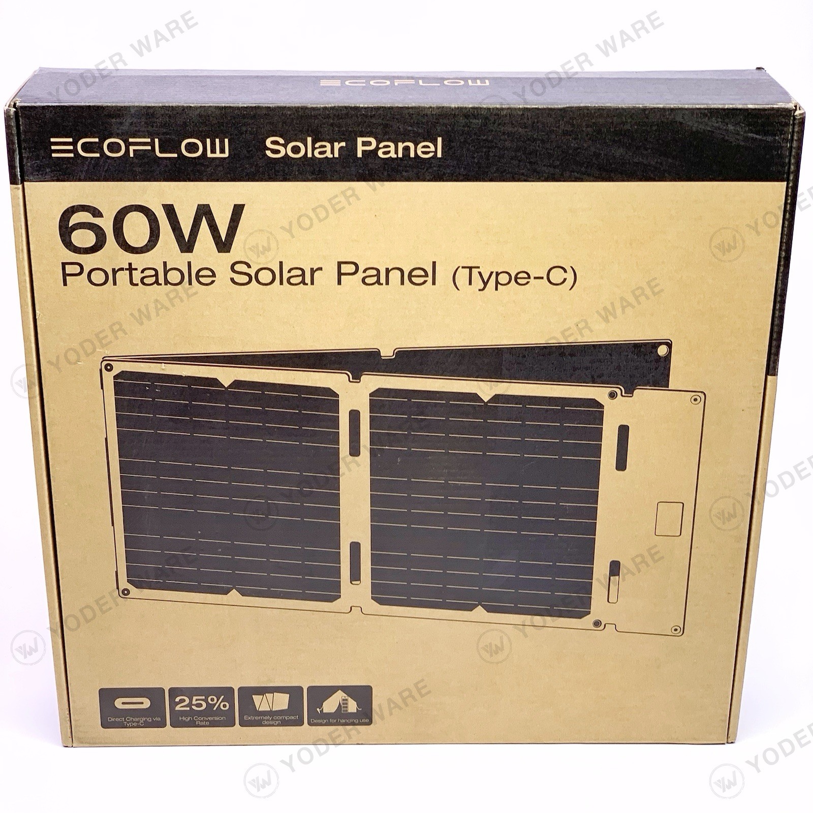 EcoFlow 60W Portable Solar Panel Type-c EFSOLAR60-TYPE-C Foldable Brand NEW
