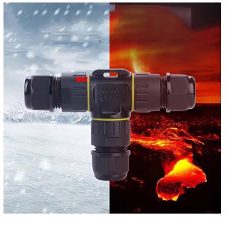 T-Type Waterproof Junction Box Case Electrical Cable Wire Connector Outdoor IP68