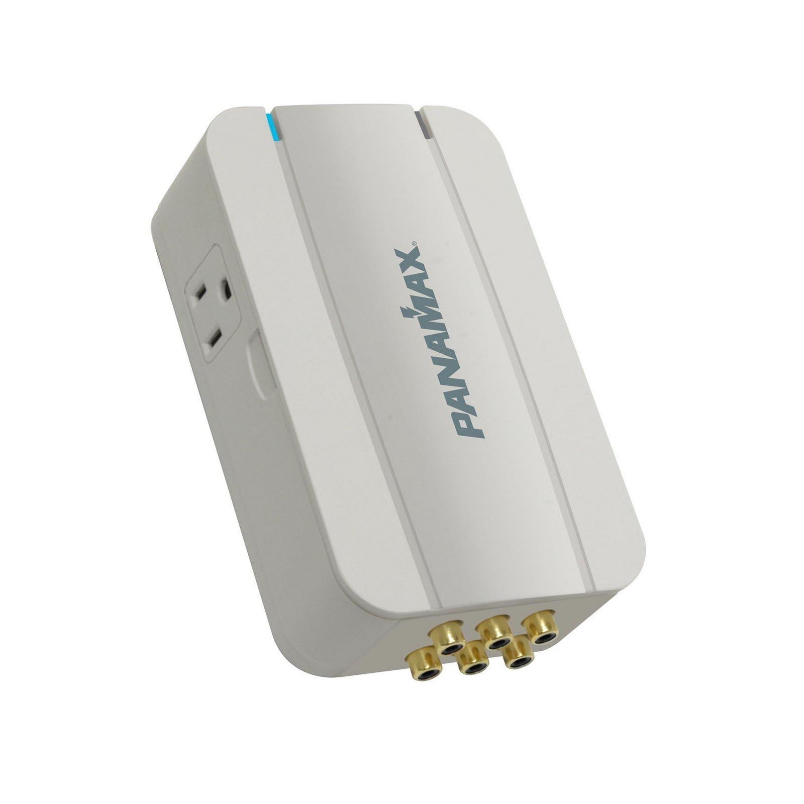 Panamax MD2-AV | Surge Protector 2 Outlet 3 In 3 Out RCA EMI RFI White