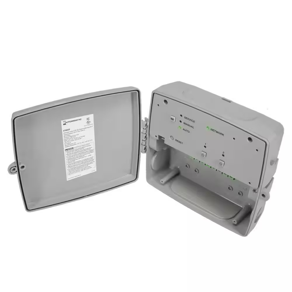 365-Day Programmable Smart Wi-Fi Timer, 120-277 VAC, 2 X SPDT, Indoor/Outdoor Pl