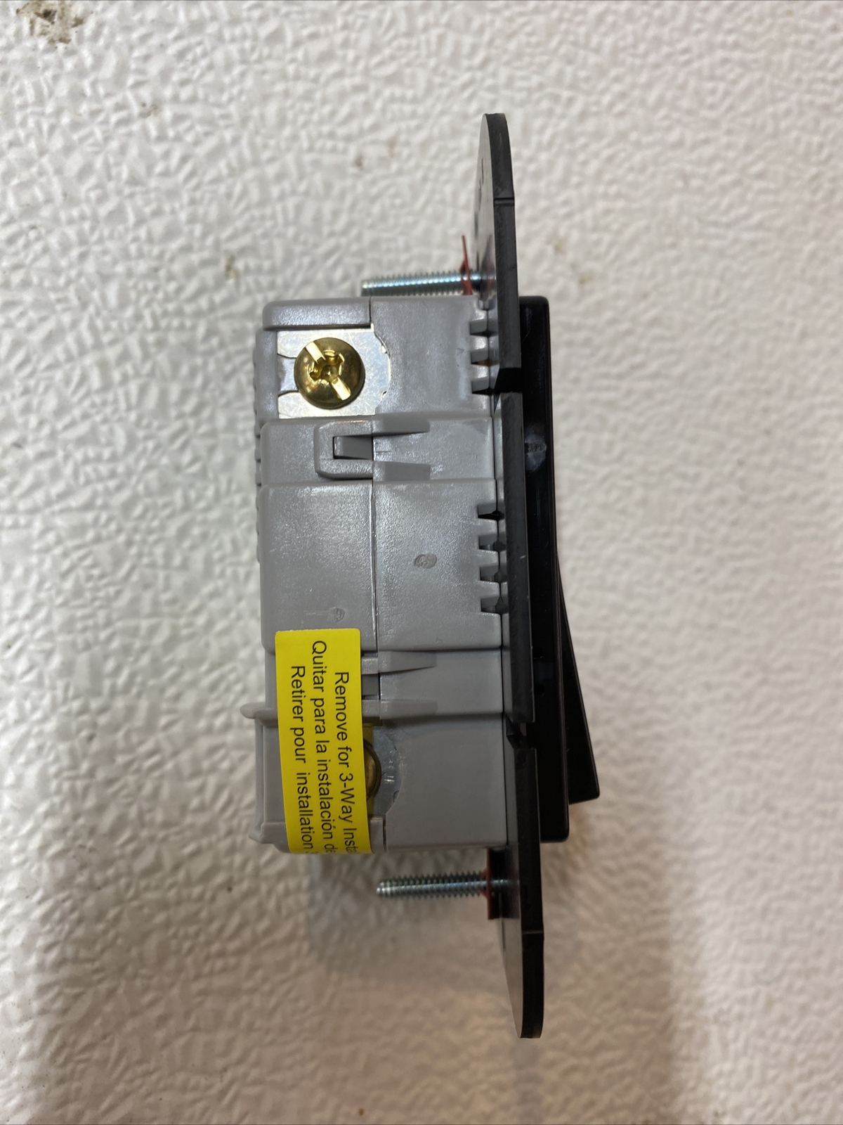 1100 Watt Slide Dimmer Light Switch,Black Single Pole/ 3way Decorative Preset