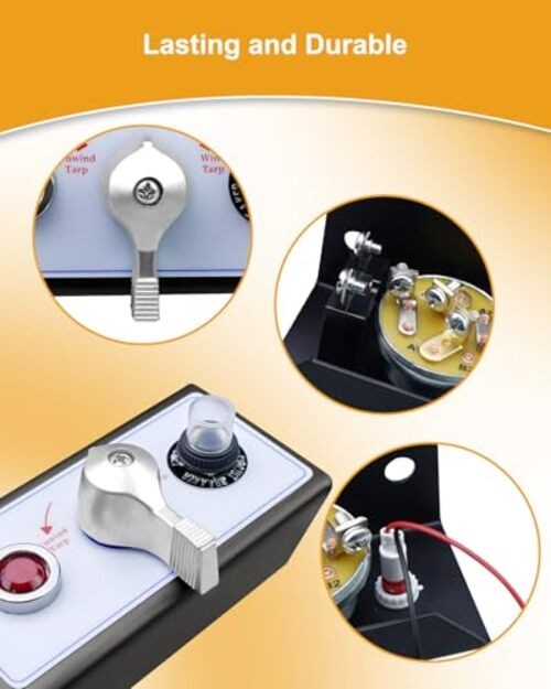 Electronic Switch Tarp Motor Rotary Switch12VDC 50 Amps Rotary Start Switch