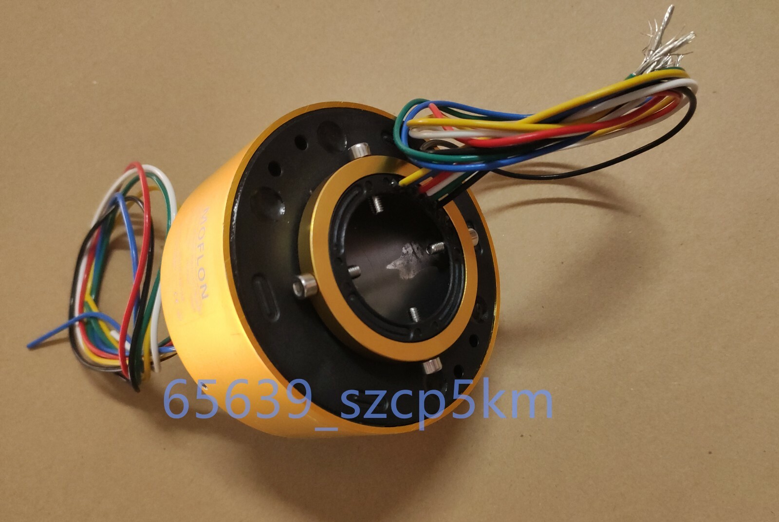 Hollow Shaft Slip Ring Through Hole Dia.60mm 6 wires/10A Conductive Slip Ring