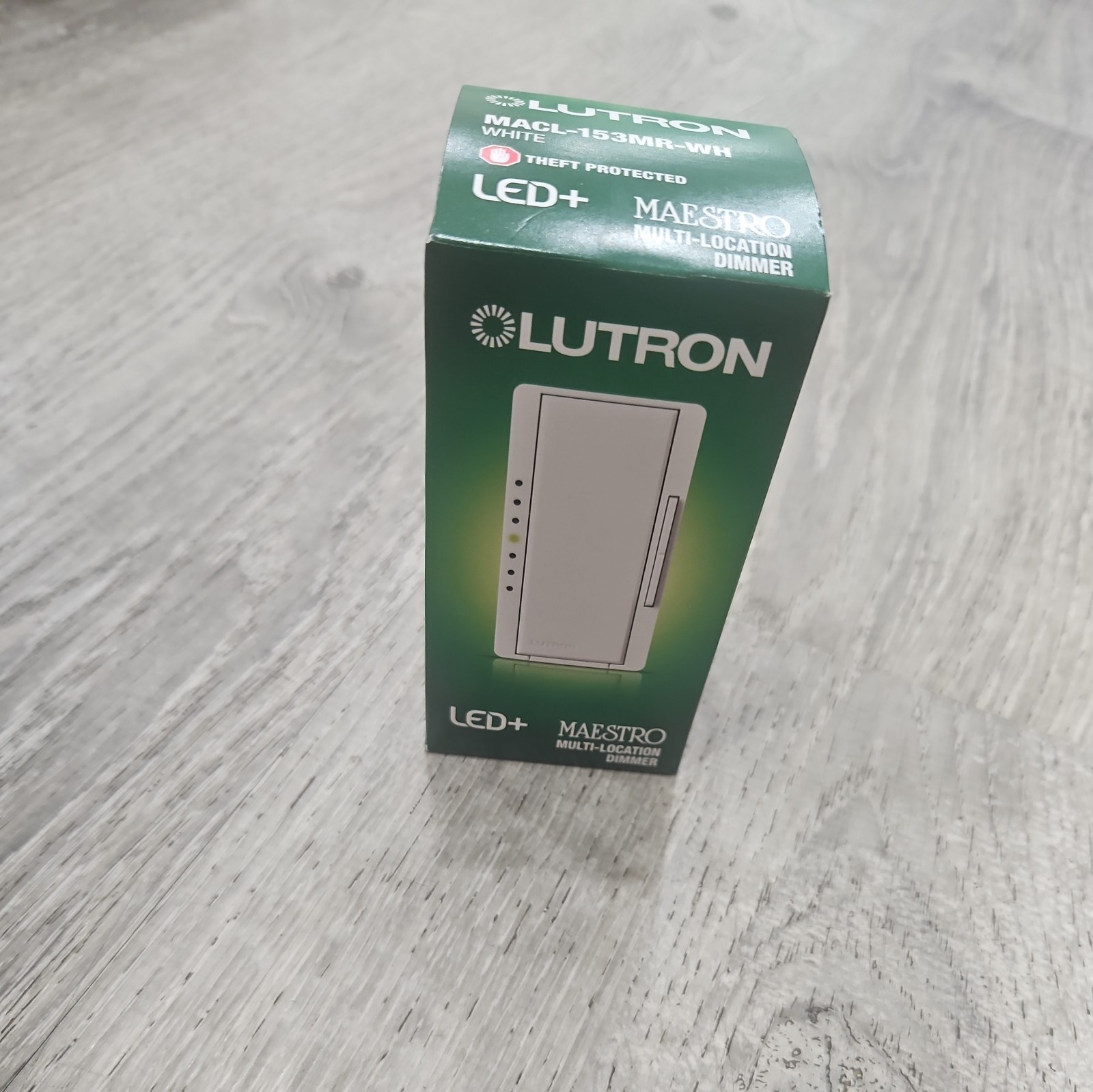 Lutron Maestro MACL-153MR-WH LED Single Pole Dimmer – White