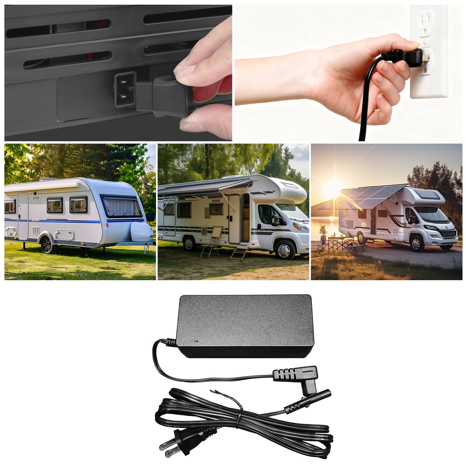 87W DC Adapter for Camper, Car, and Van Refrigerators 12V/24V