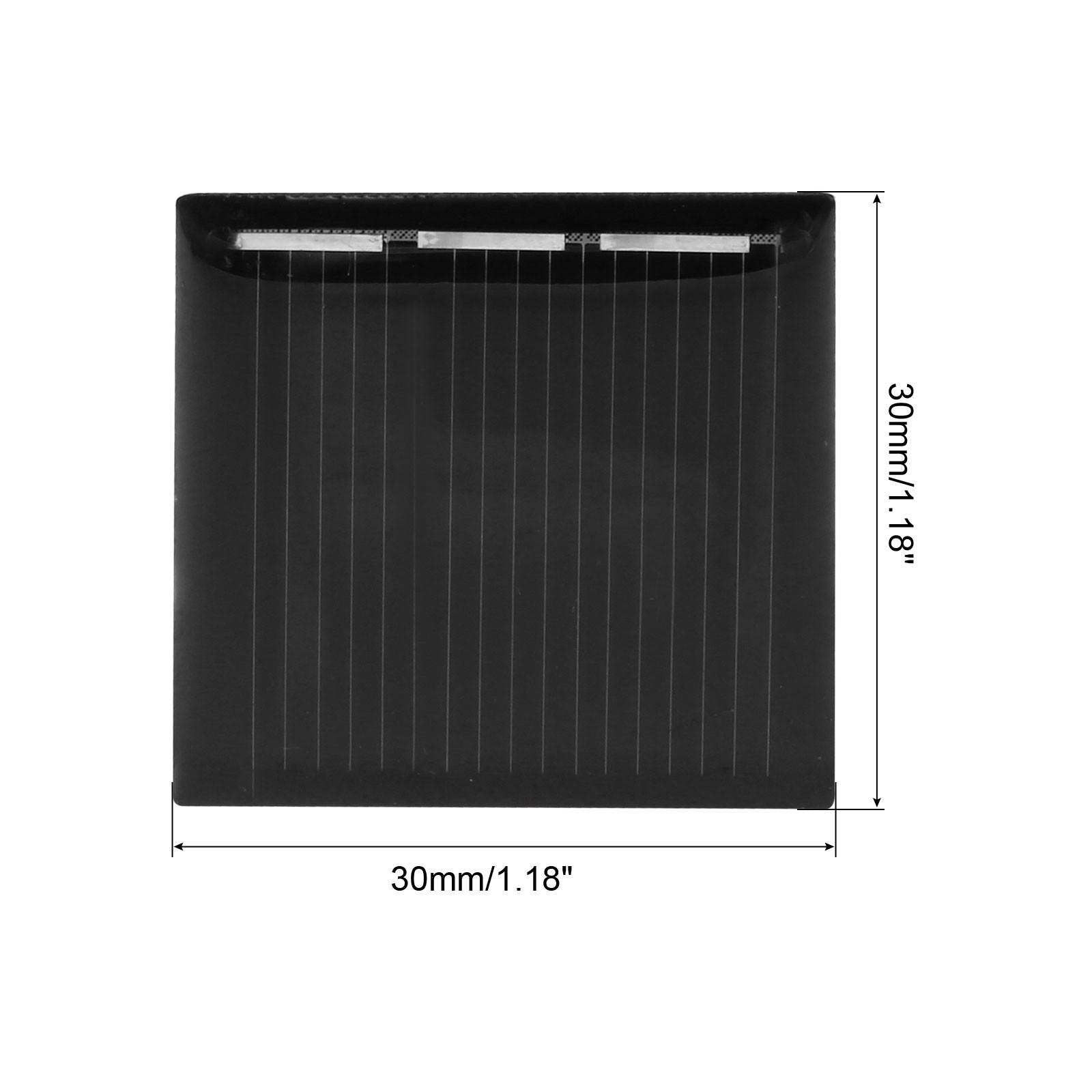 10Pack Mini Solar Panel Cell 1.5V 60mA 0.09W 30mm x 30mm for DIY Project
