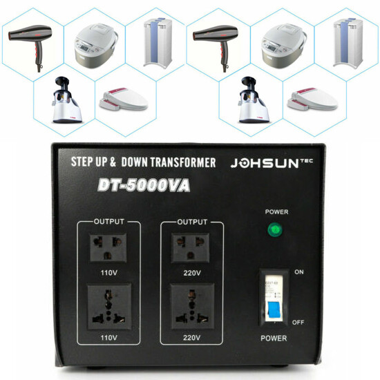 5000W Electric Power Voltage Transformer Converter Up/Step Down 110V-220V TRANS