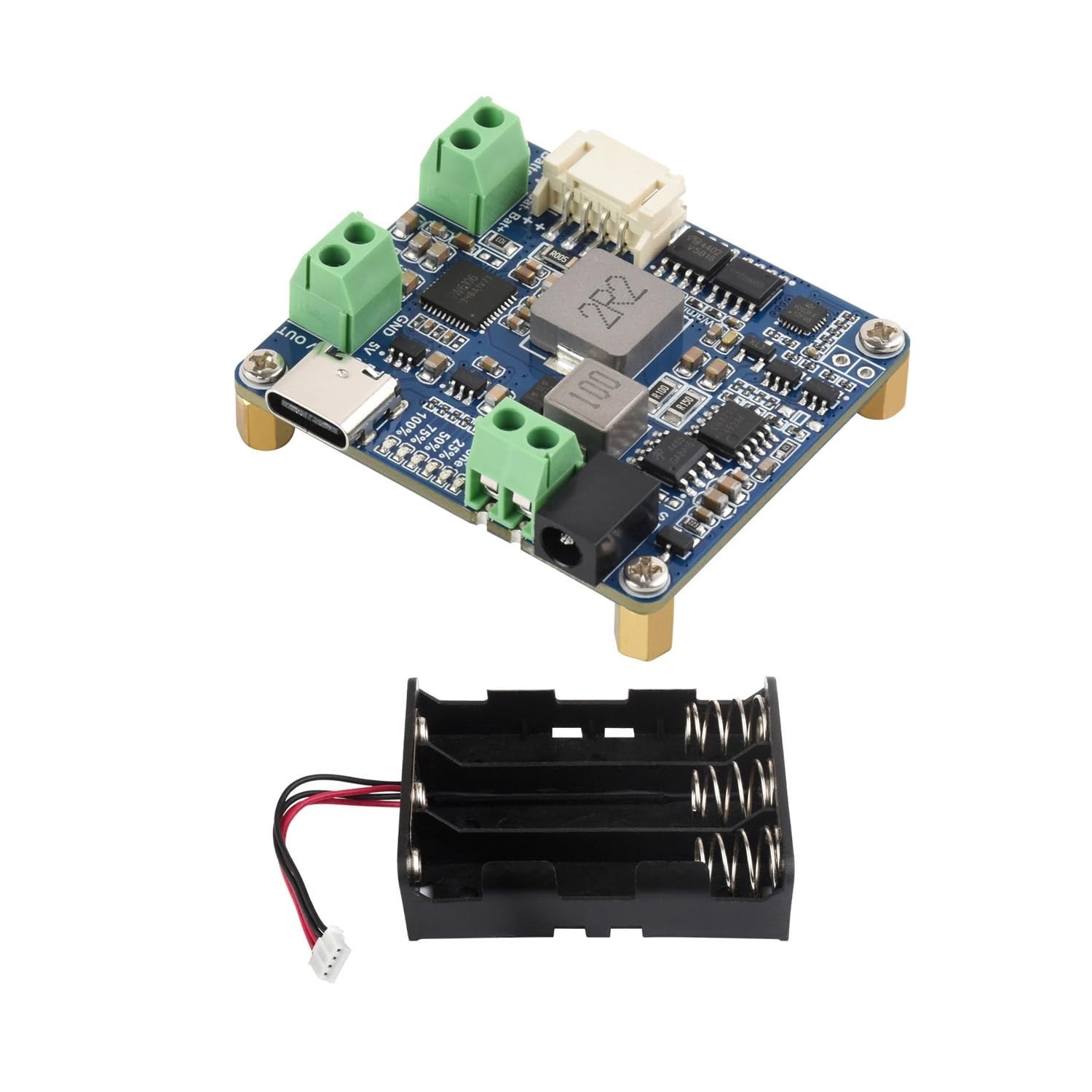 Solar Power Manager Module, USB Solar Charge Controller, 6V-24V Input, 5V/3A Out