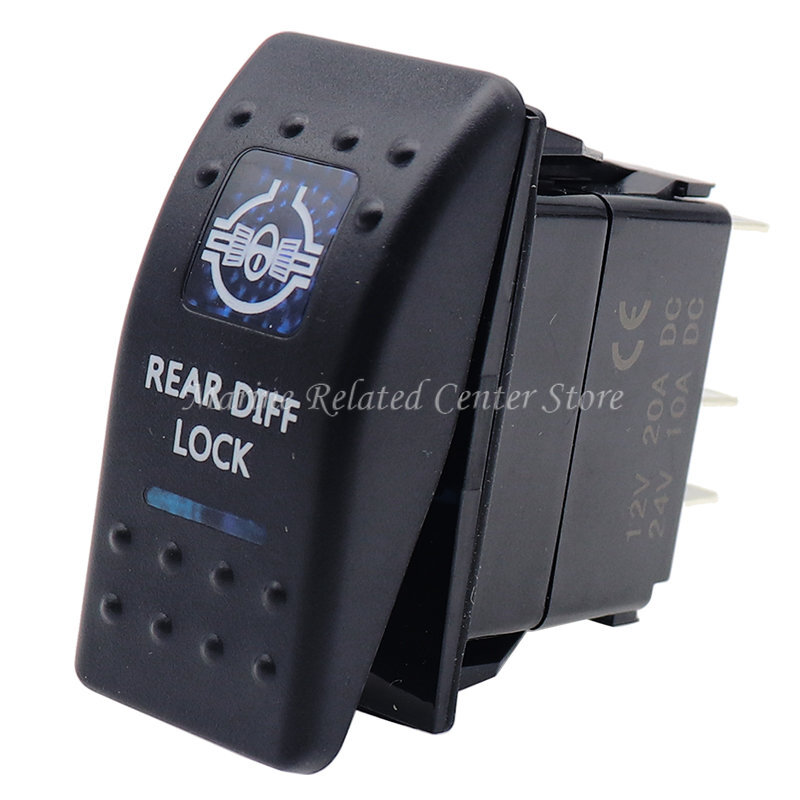 12V Rocker Toggle Switch Blue Red Led For ARB Carling Style LED Car Boat ATV UTV