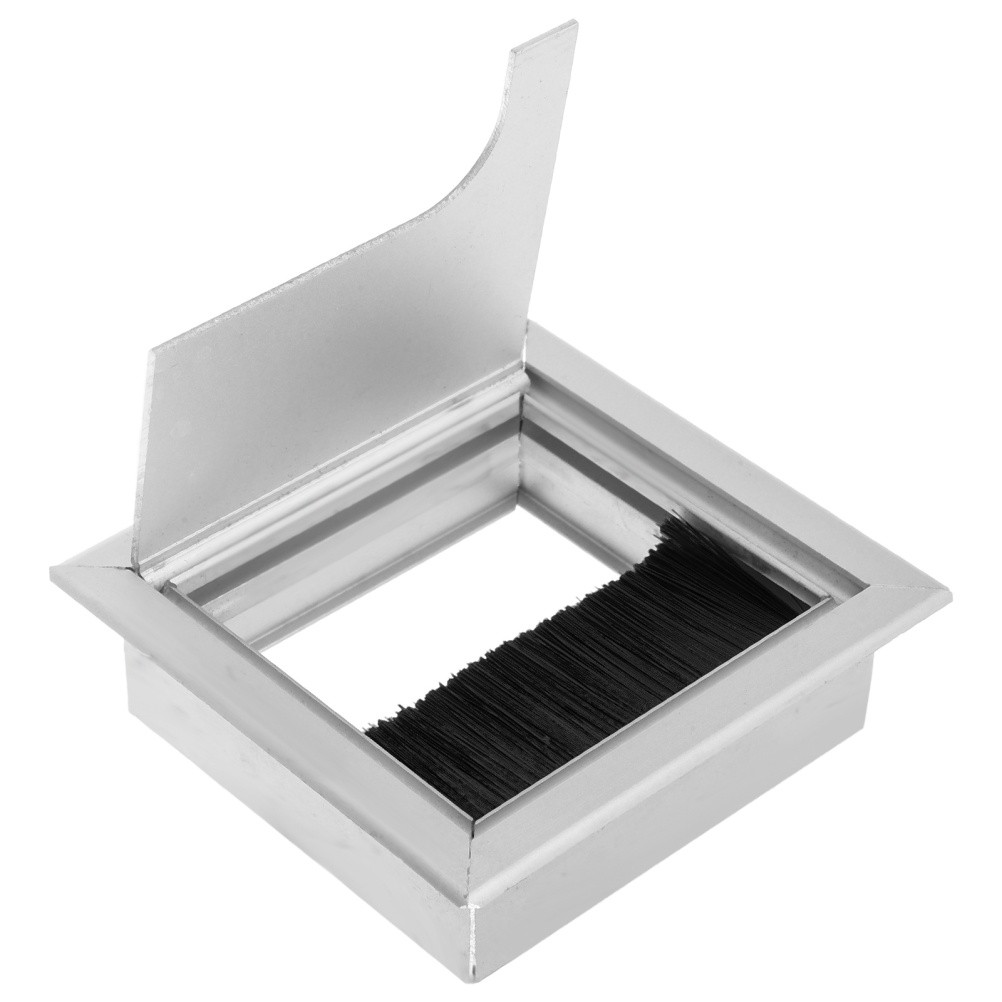 Wire Cable Hole Covers Aluminium Alloy Organizer Lids Desk Core Grommet