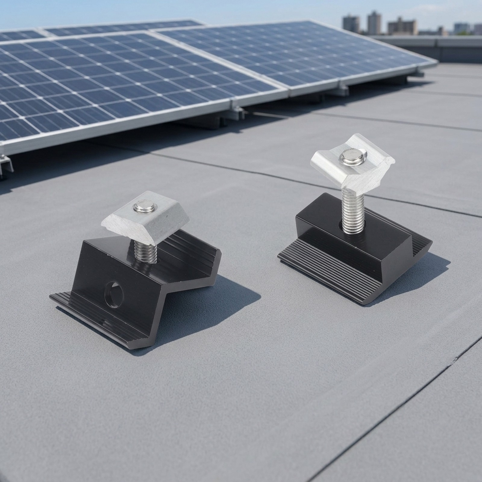 Easy Install Solar Panel Mount Kit for Flat Roofs and Yachts Aluminium Alloy