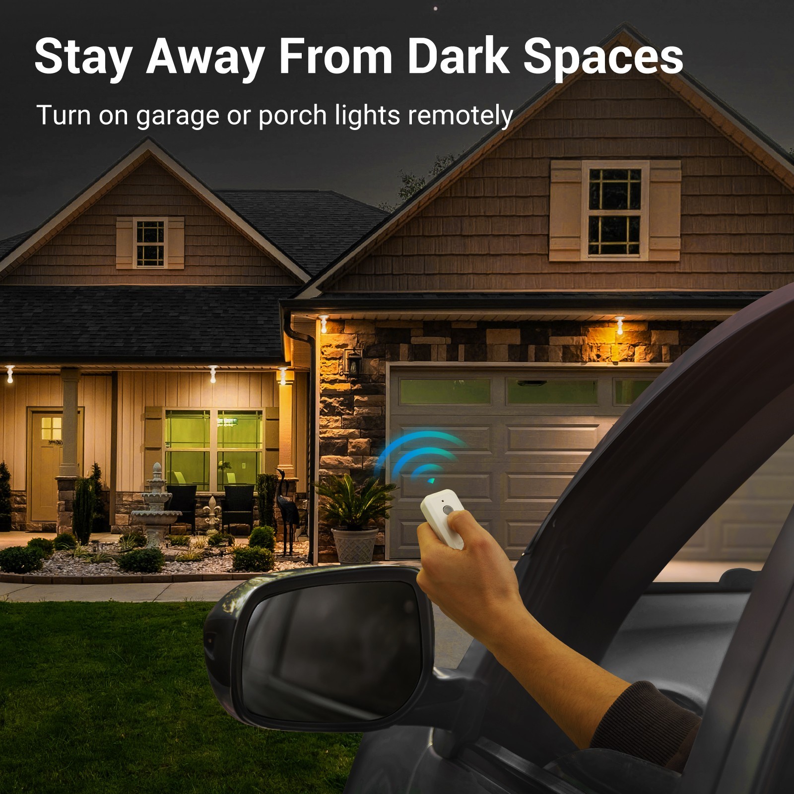 DEWENWILS Remote Control Light Lamp Socket Wireless Light Switch Kit E26/E27