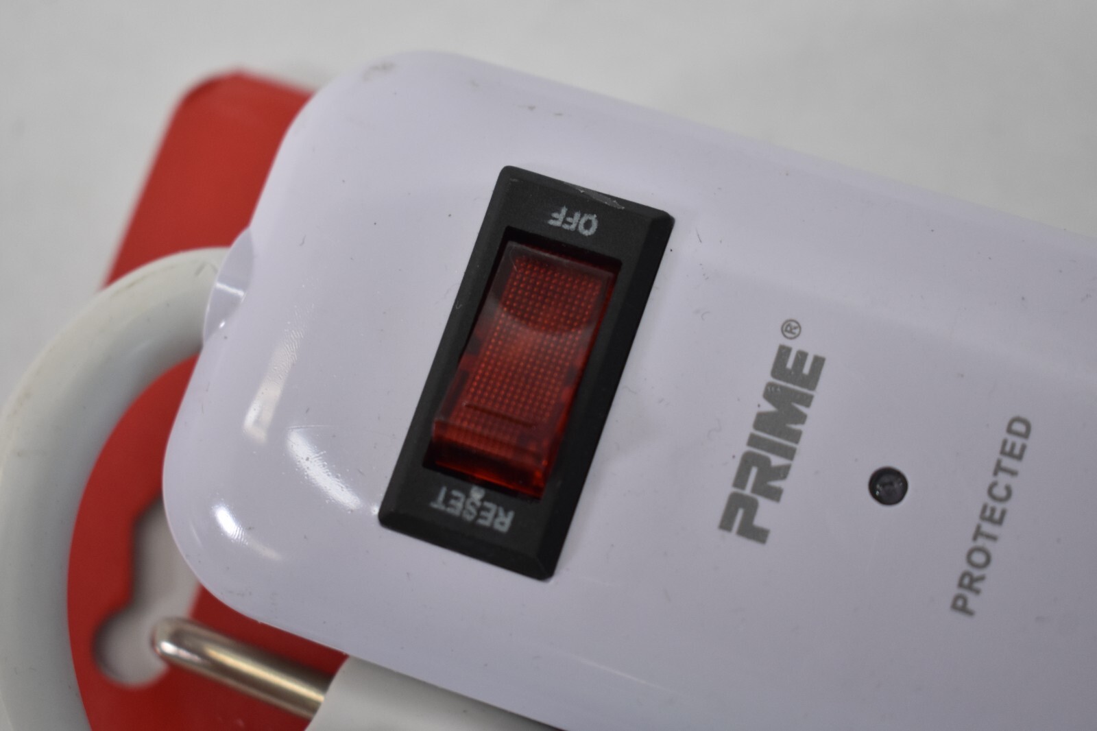 Prime General Purpose Surge Protector White PB802013 6 Outlet 1.5′ Power Cord