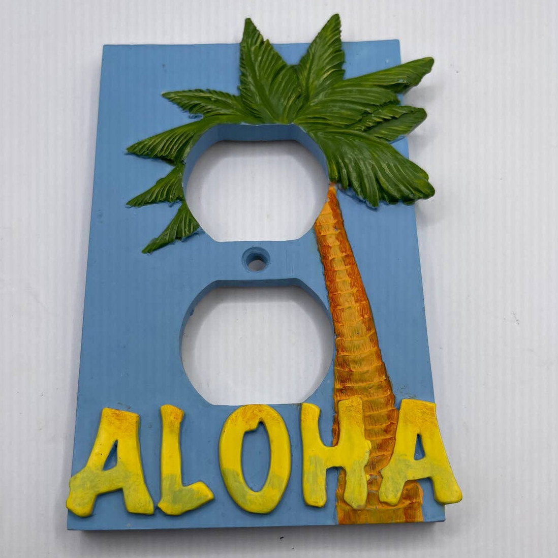 Borders Unlimited Set of 3 Aloha Palm Tree Light Switch Plate Covers