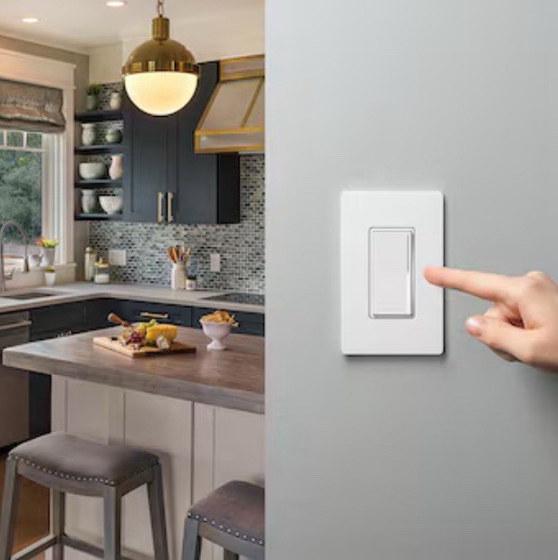 Lutron Sunnata LED+ Multi-Location LED Illuminated Touch Light Dimmer Kit White