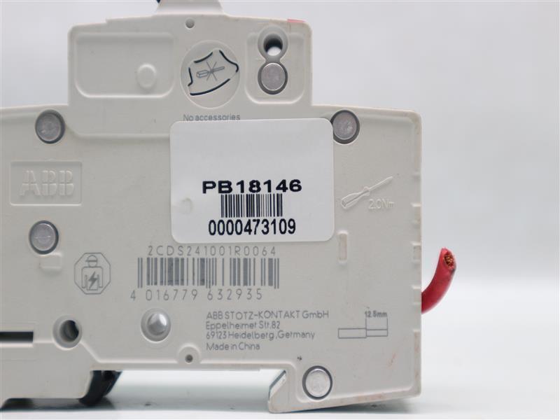 ABB SH201L C6 Circuit Breaker 1P 30 Days Warranty Expedited Shipping