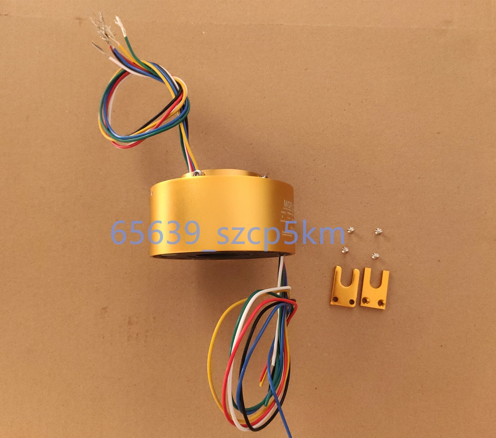 Hollow Shaft Slip Ring Through Hole Dia.60mm 6 wires/10A Conductive Slip Ring
