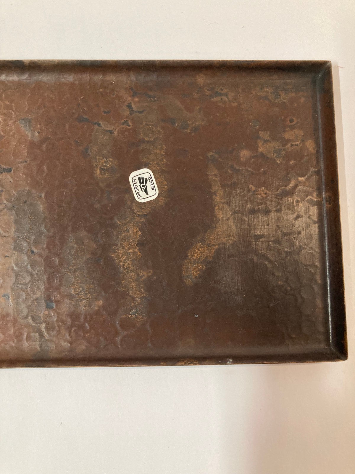 Handmade in Mexico Hammered Copper Blank Wall Plate #148-G