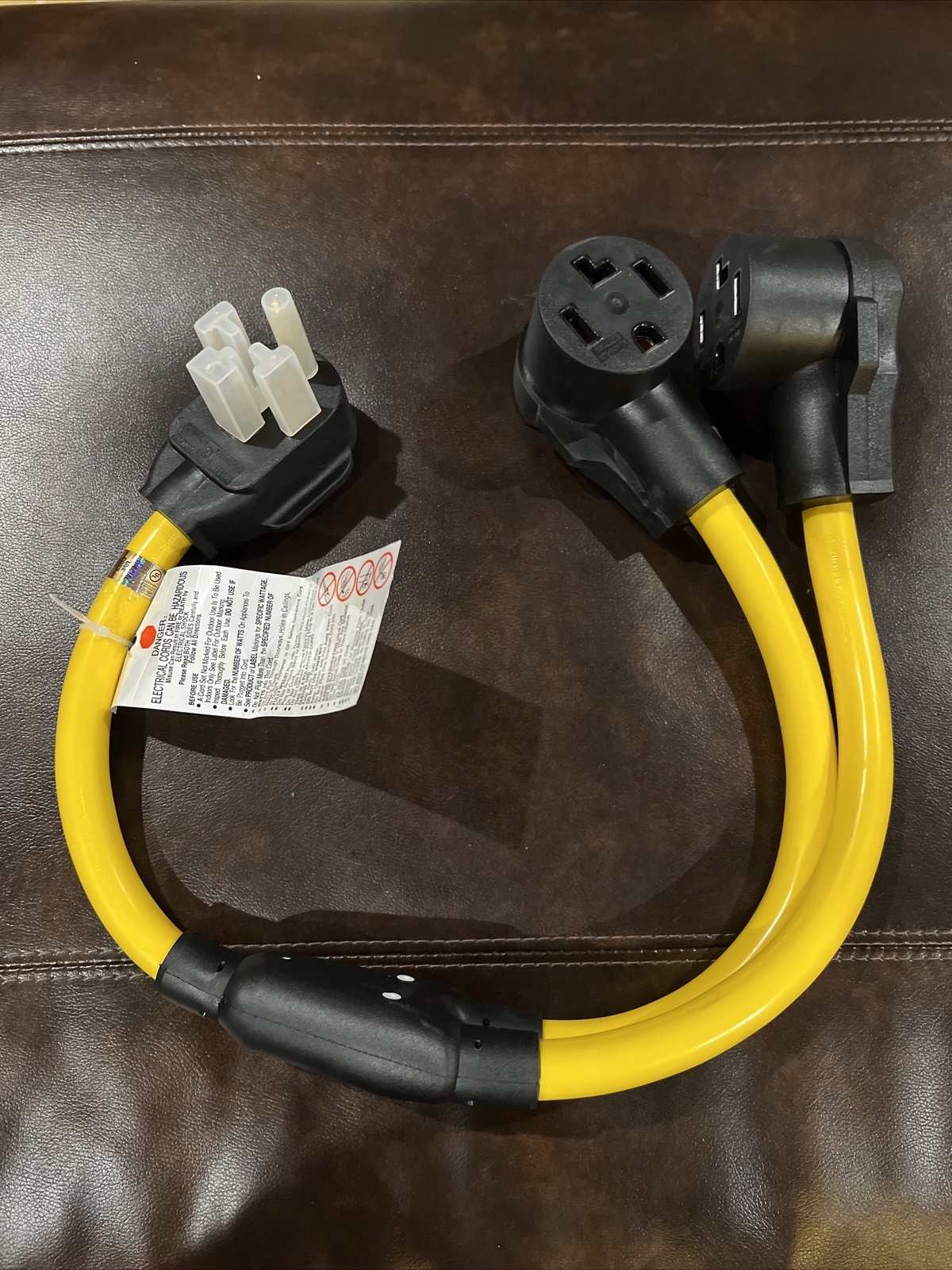 Xuanhu 14-30P to 2 Outlet 14-30R Y Splitter STW 30 Inches