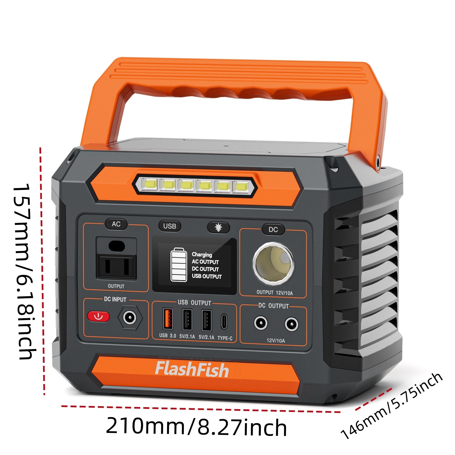 300W Power Station Portable 230Wh Li-ion Battery Charger Generator For Travel