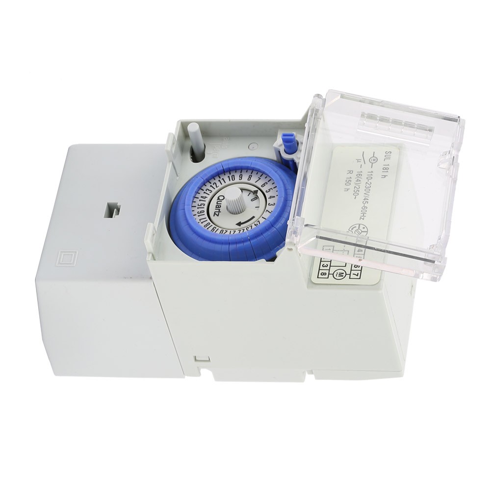 110-230v 181H 24H Analog Mechanical Timer Manual/Auto Controller Time Switch