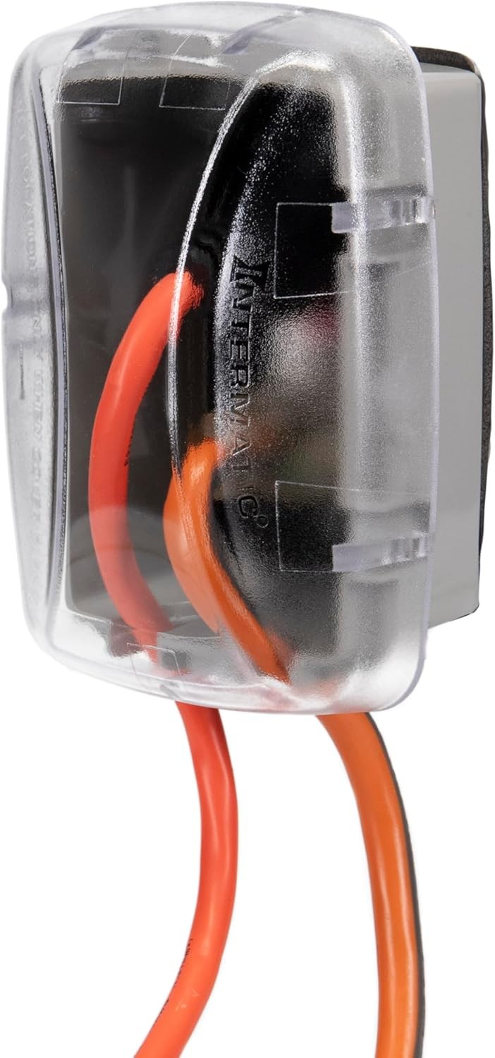 Intermatic WP3100C Weatherproof Electrical Outlet Cover – Standard Duty, grey